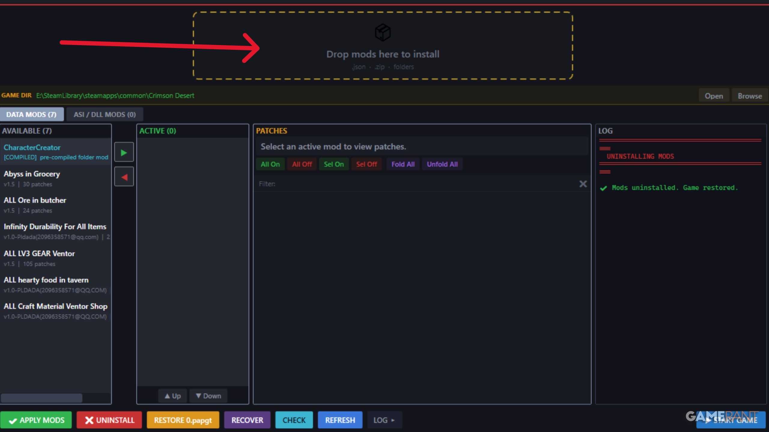 Install Character How to Use the Character Creator in Crimson Desert