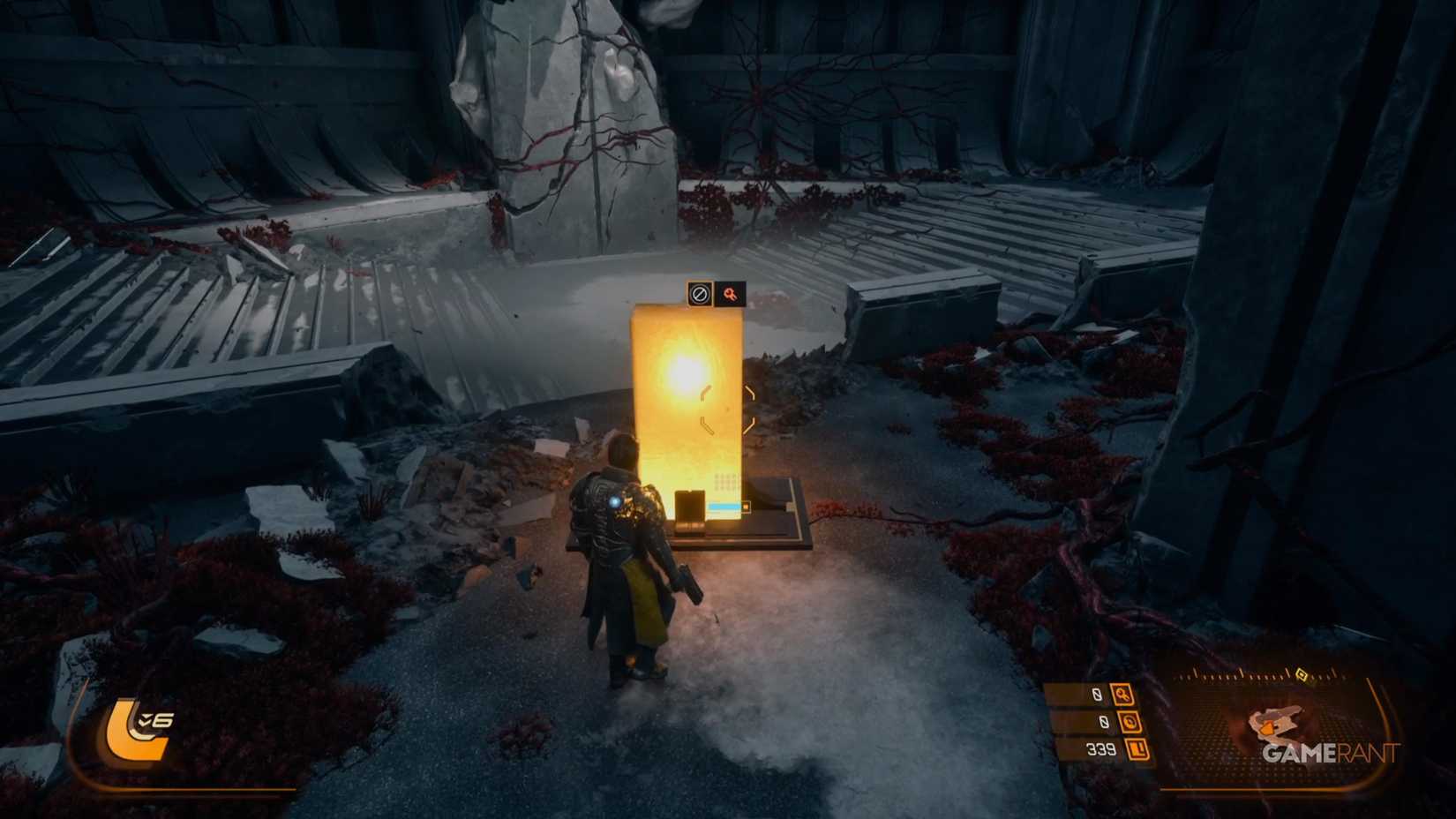 How to open a locked container in Saros 3