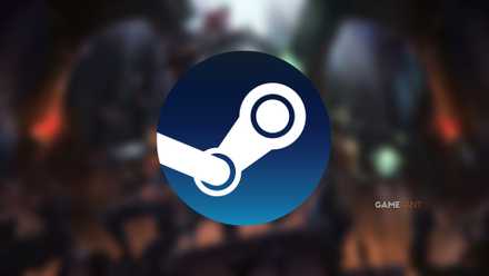 Steam Png logo laid over a blurry image of the Legend of Keepers key art