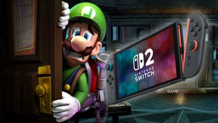 Luigi's Mansion 2 HD Key Art with Nintendo Switch 2