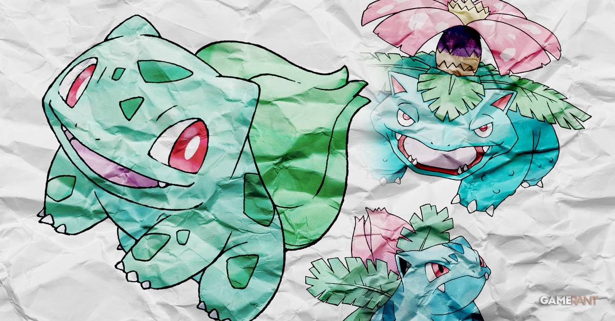 How To Draw Bulbasaur Ivysaur And Venusaur