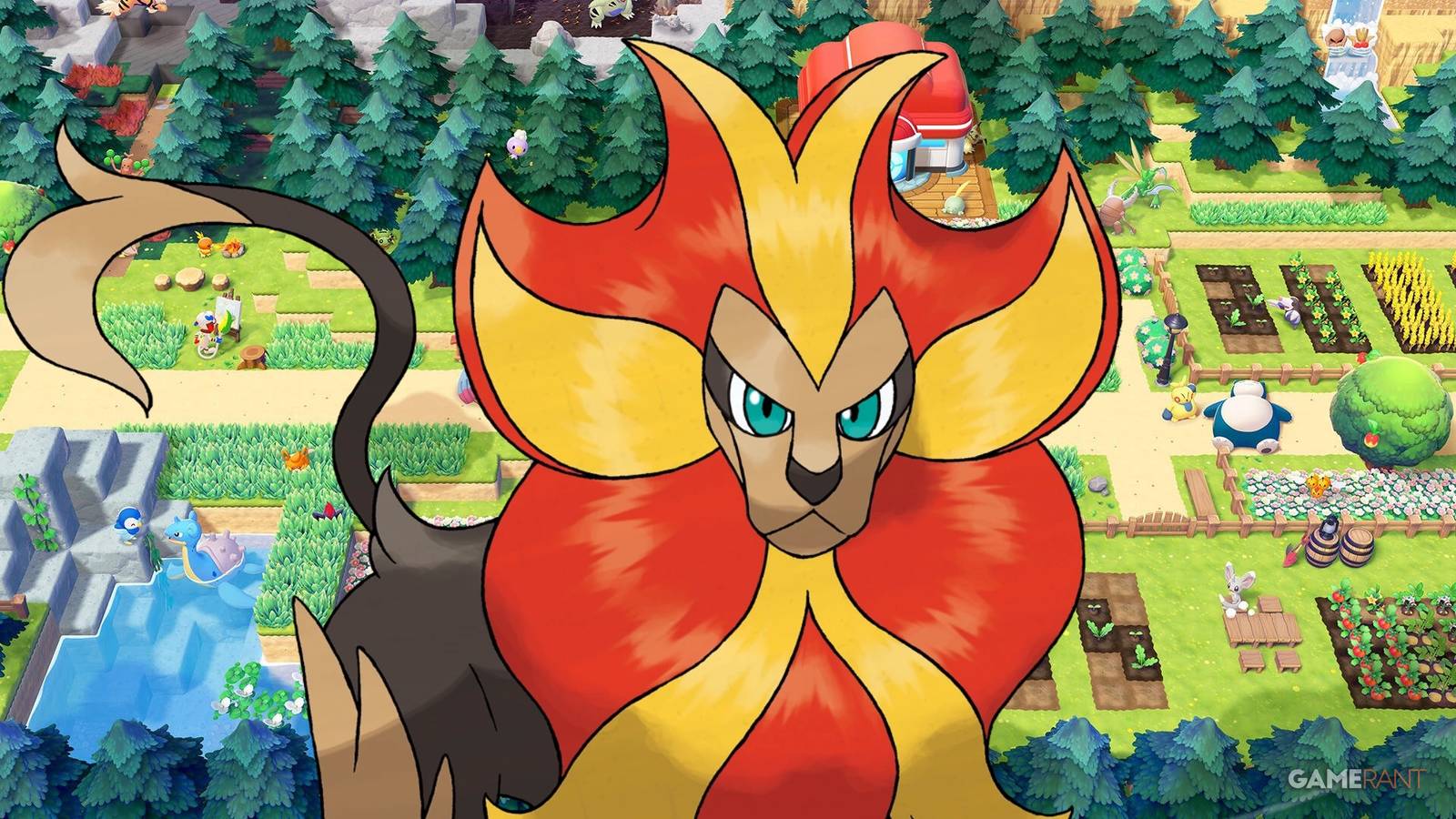 Pokopia Player Builds Gigantic Temple in Honor of Pyroar Pokopia Player Builds Gigantic Temple in Honor of Pyroar