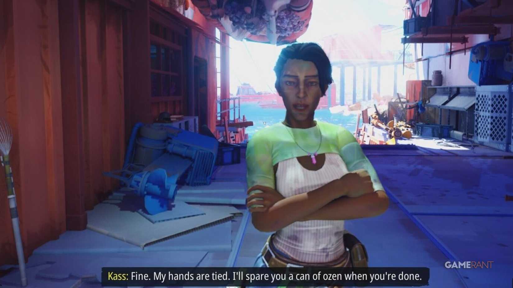 Obin's daughter Kass is one of the characters in the game who will give the Tidewalkers some Ozen to distribute or keep for themselves.