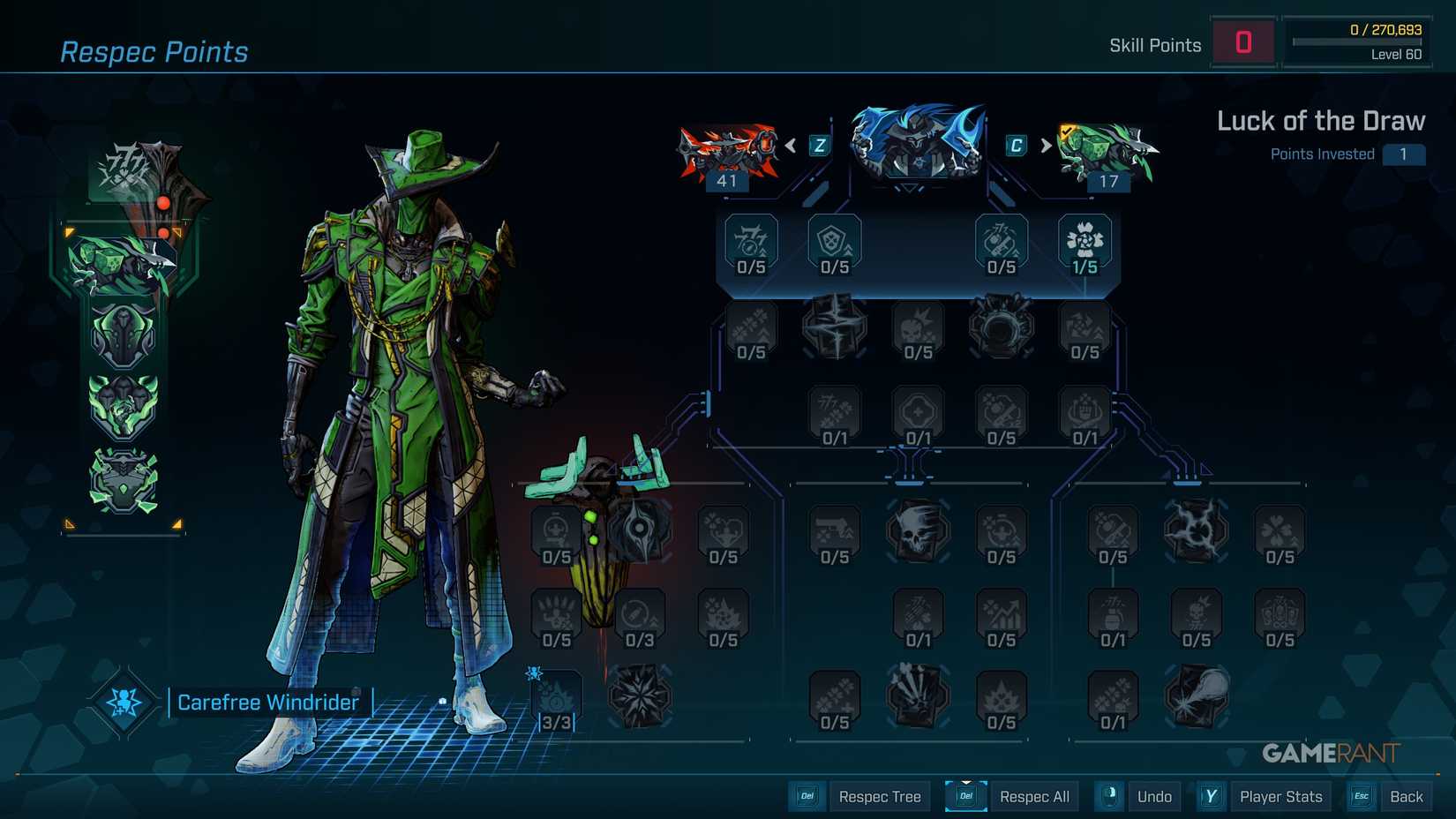 Sleight of Hand Skill Tree