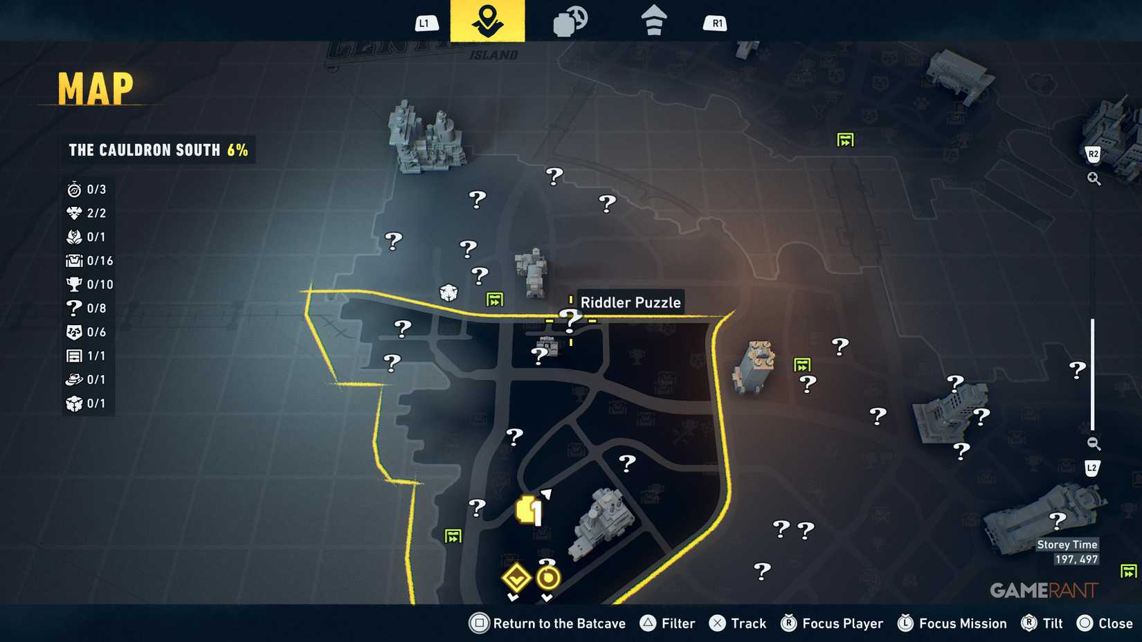 Overview of all Cauldron South Riddler puzzles in LEGO Batman Legacy 5