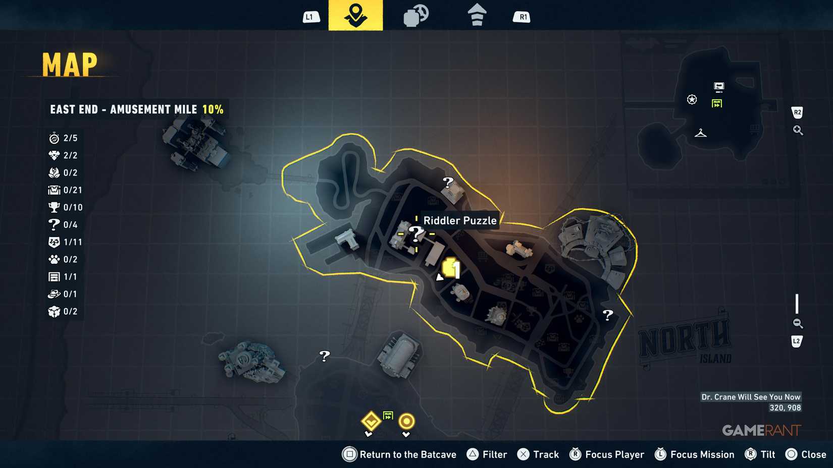 Overview of all East End Riddler puzzles in LEGO Batman Legacy 1