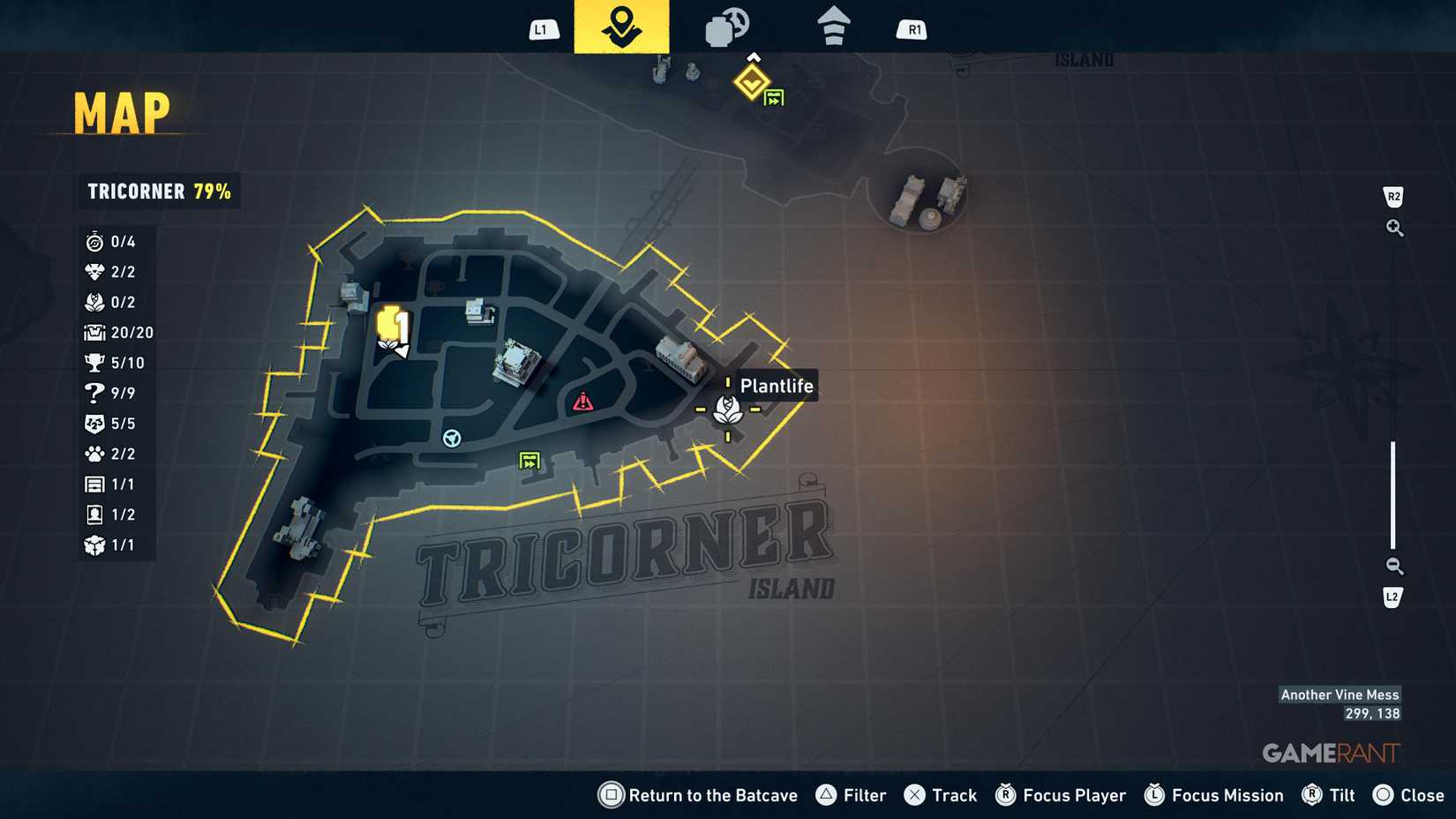 Översikt över hela växtlivet i LEGO Batman Legacy 2