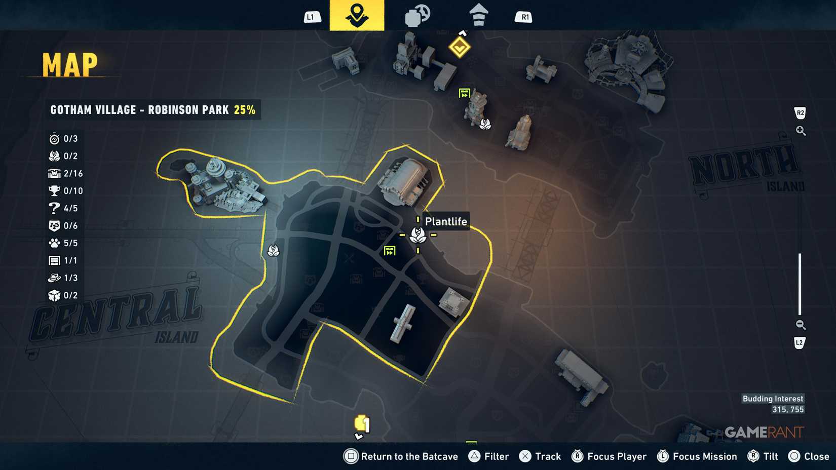 Översikt över hela växtlivet i LEGO Batman Legacy 7