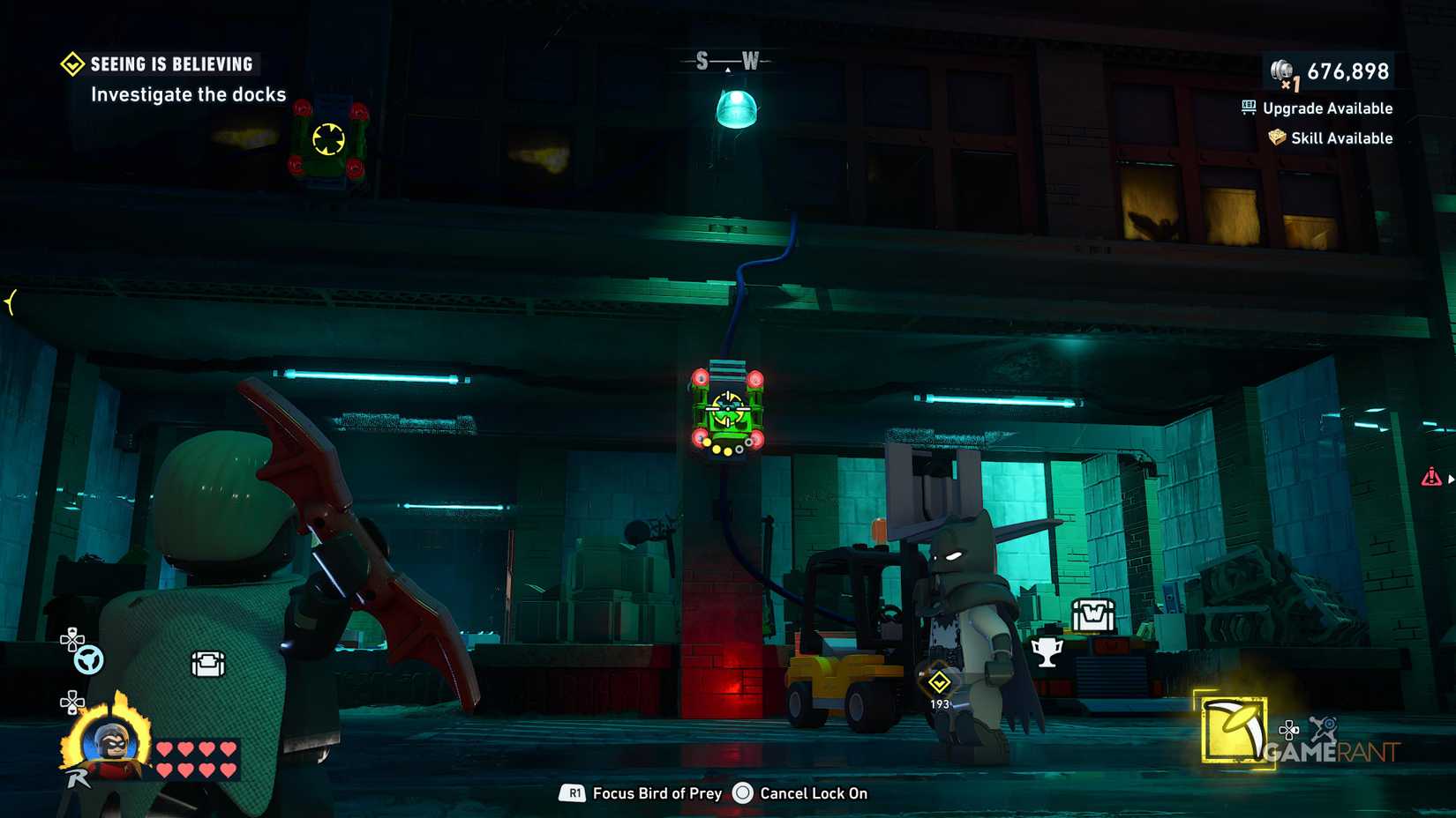 All Tricorner WayneTech Cache Puzzle solutions in Lego Batman Legacy 19