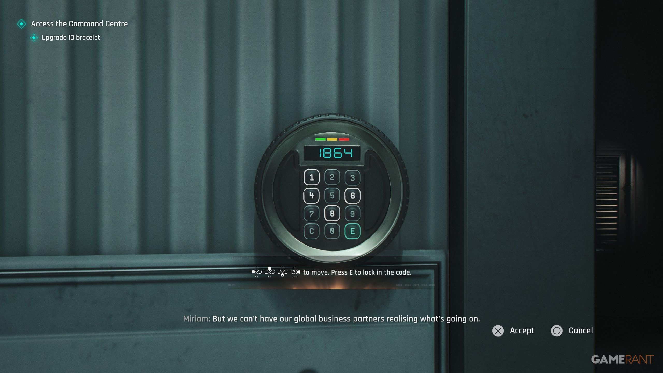 Safe Codes and Door Codes in 007 First Light