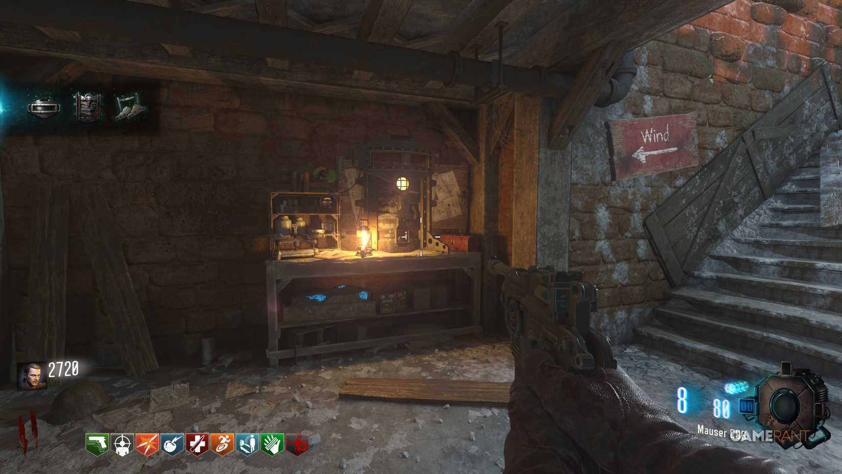 The best place to build a Zombie Shield in Origins