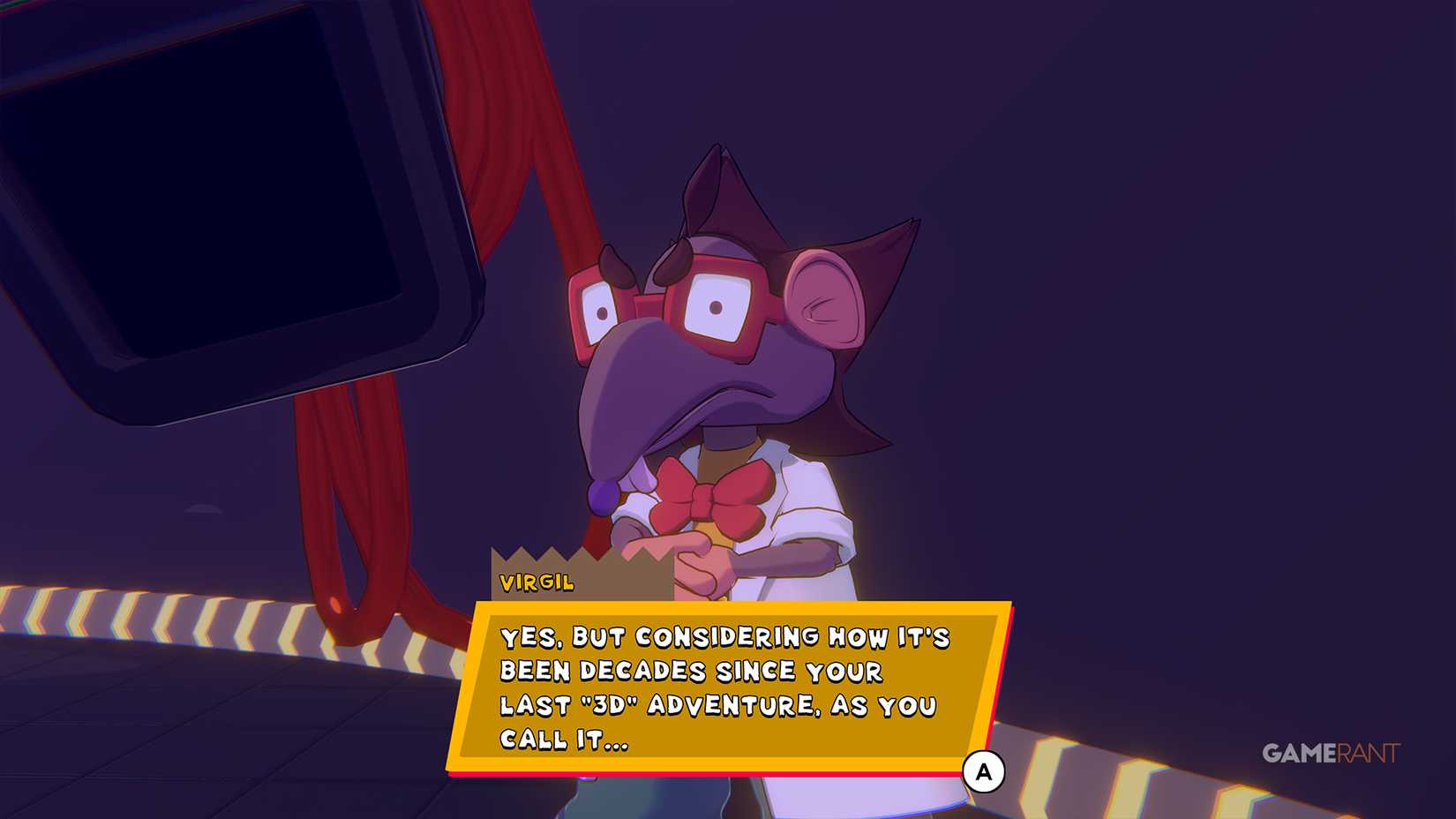 Bubsy 4d breaking the fourth wall