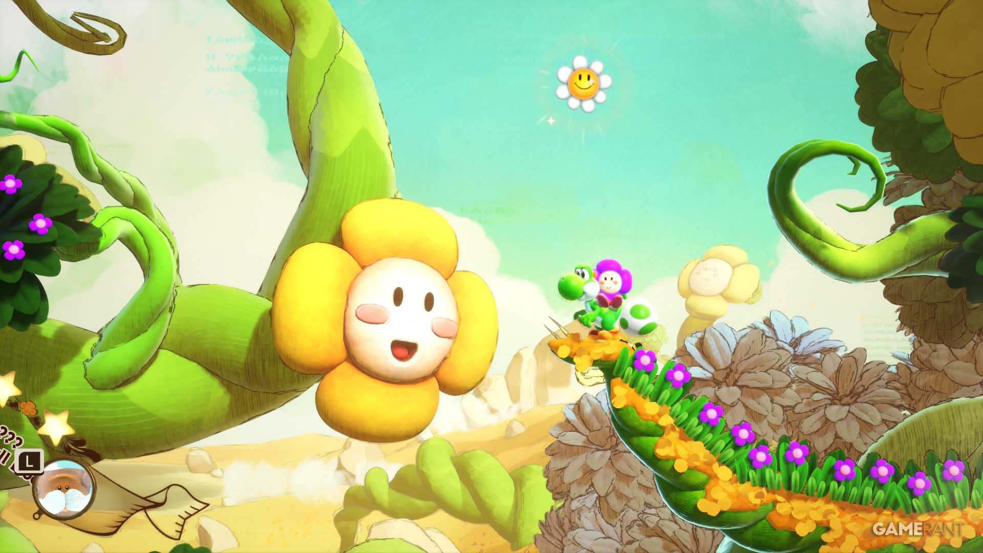 Dayzee All Flower Locations in Chapter 1 of Yoshi and the Mysterious Book