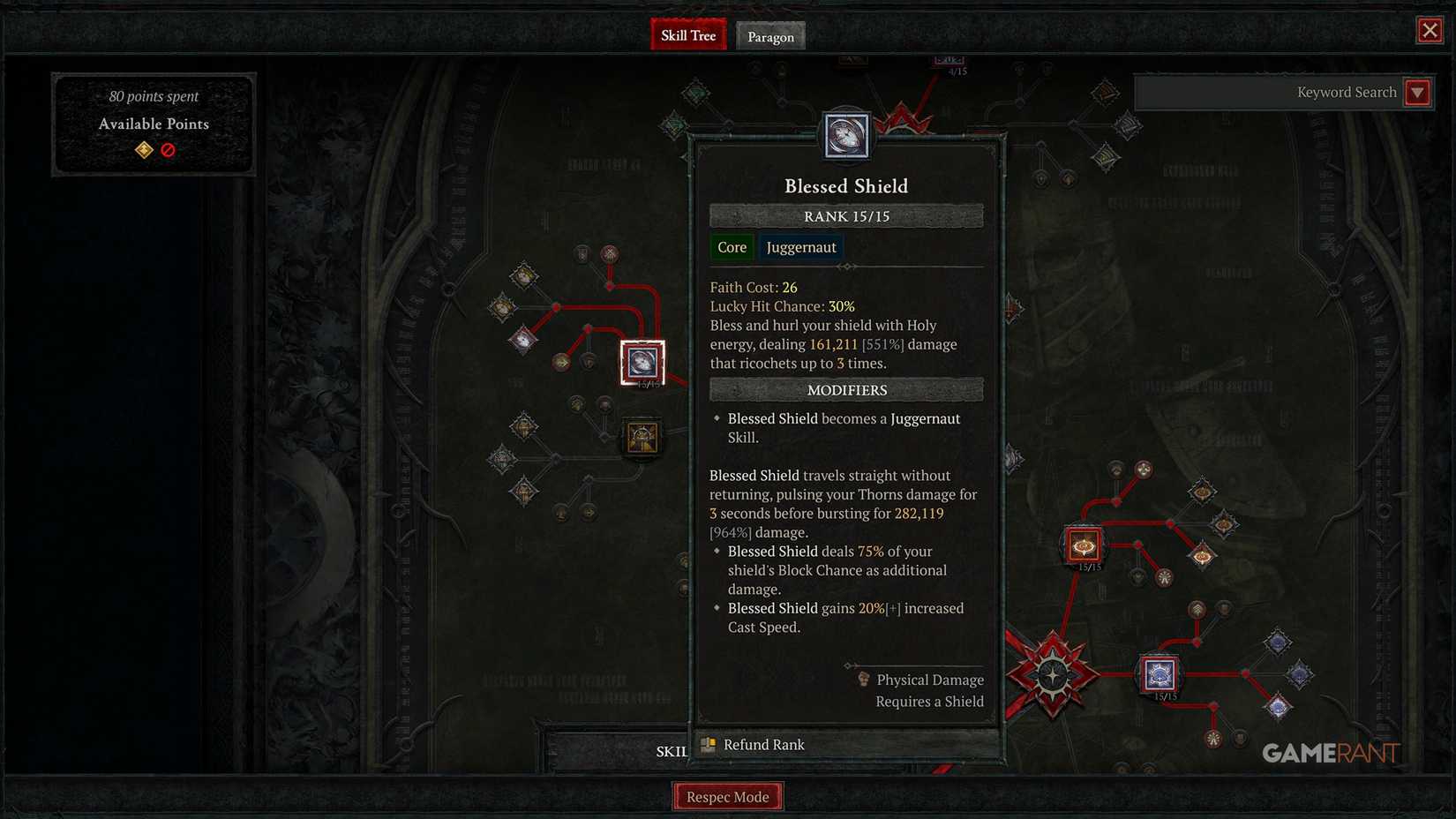 Diablo 4 Paladin Leveling Shield of Retribution Skill
