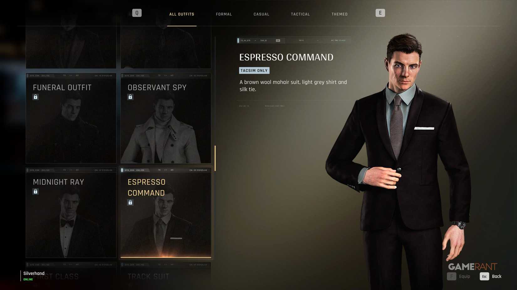 007 First Light - All Suits & Outfits Guide