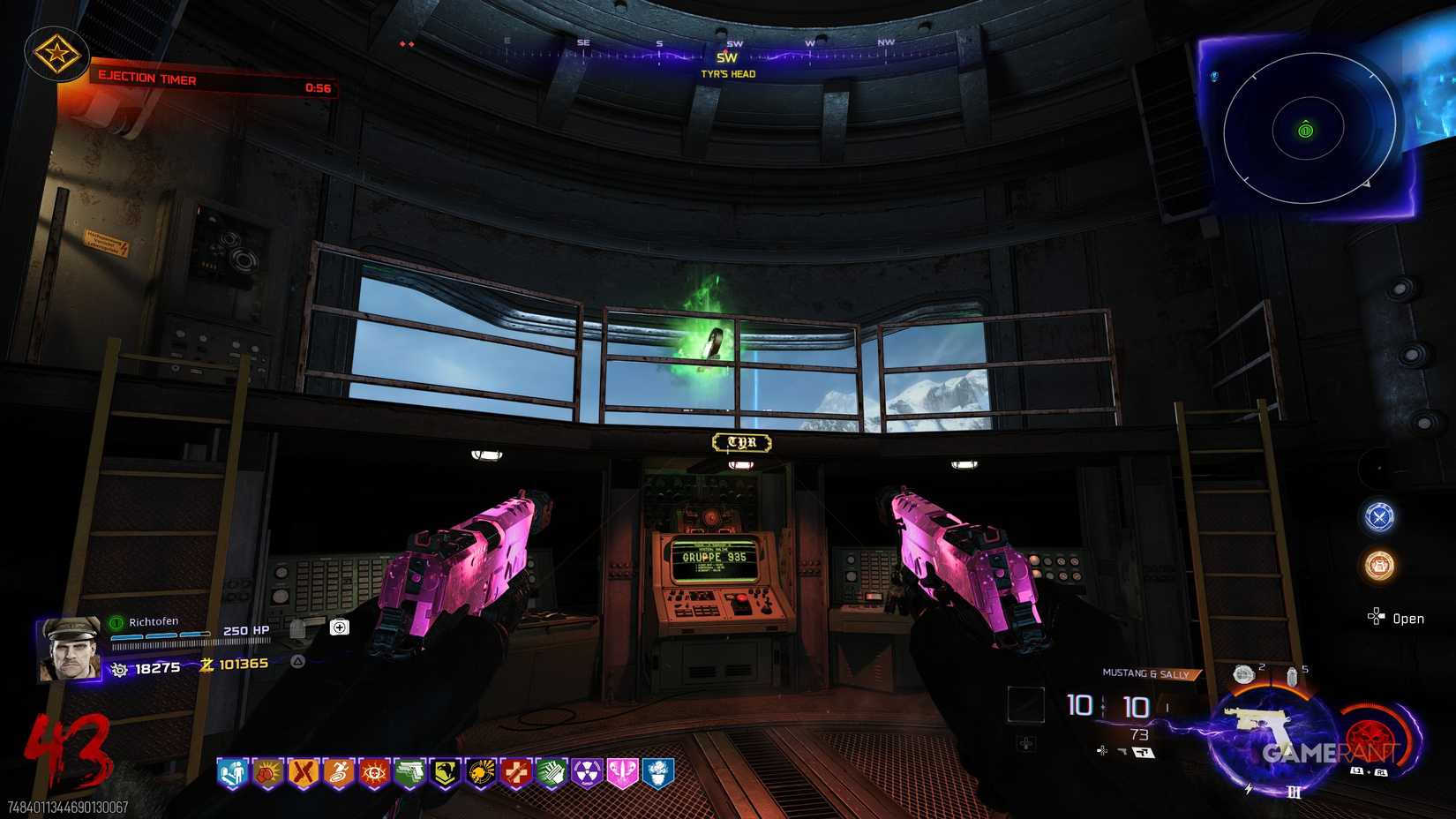 How to fill in the easter egg in giant robot coordinates in Totenreich (3)