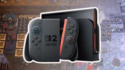 Ball x feet background and Nintendo Switch 2 console.