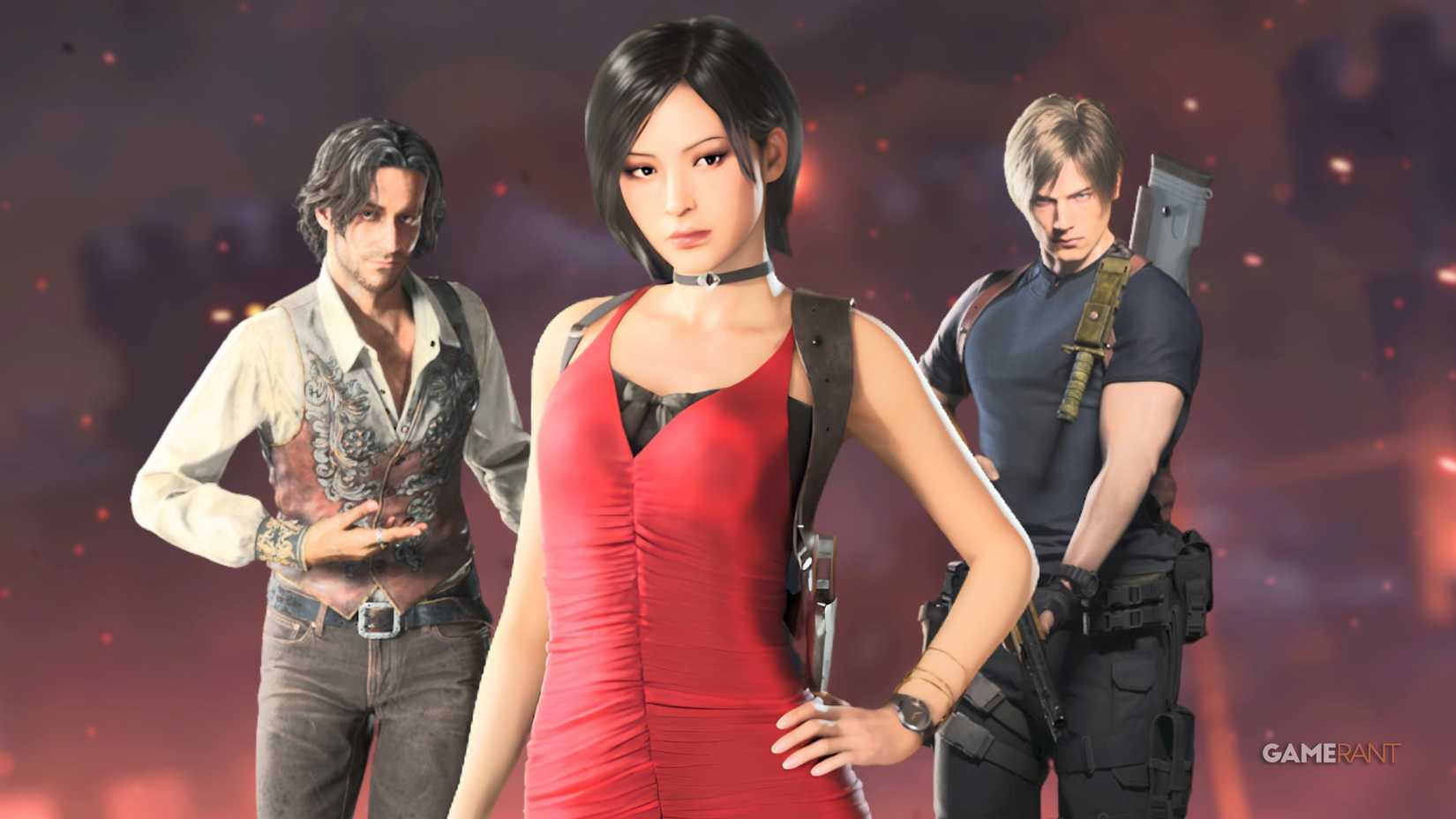 ada, luis, leon in remake of resident evil 4.
