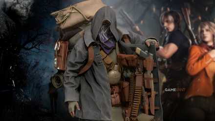 resident evil 4 remake trade character.