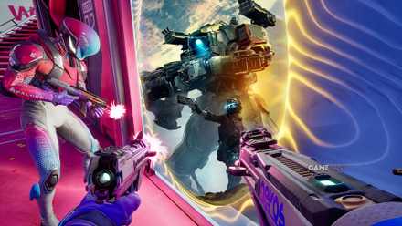 Splitgate and Titanfall Crossover image with key shots