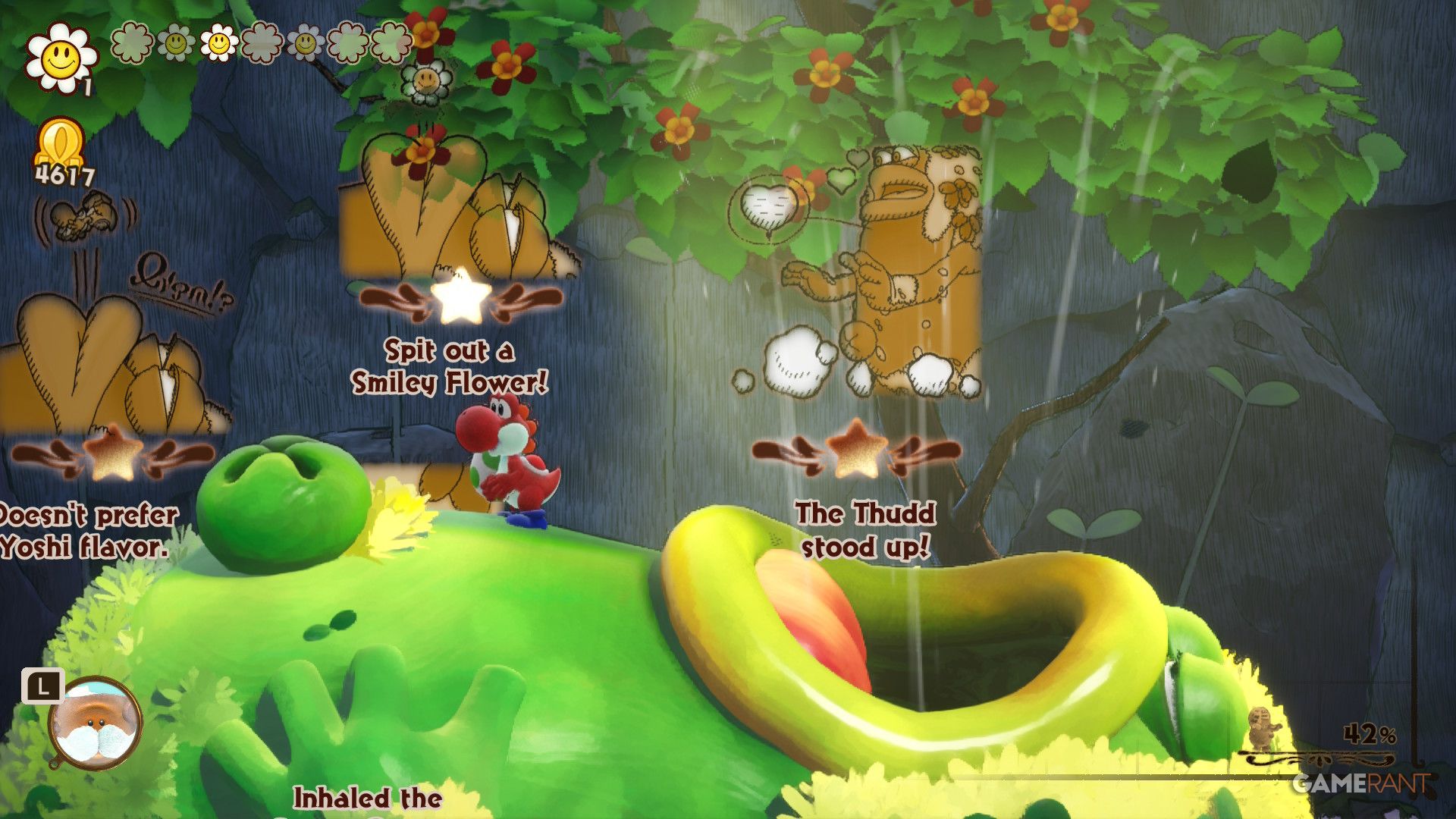 All Flower Locations in Chapter 2 of Yoshi and the Mysterious Book