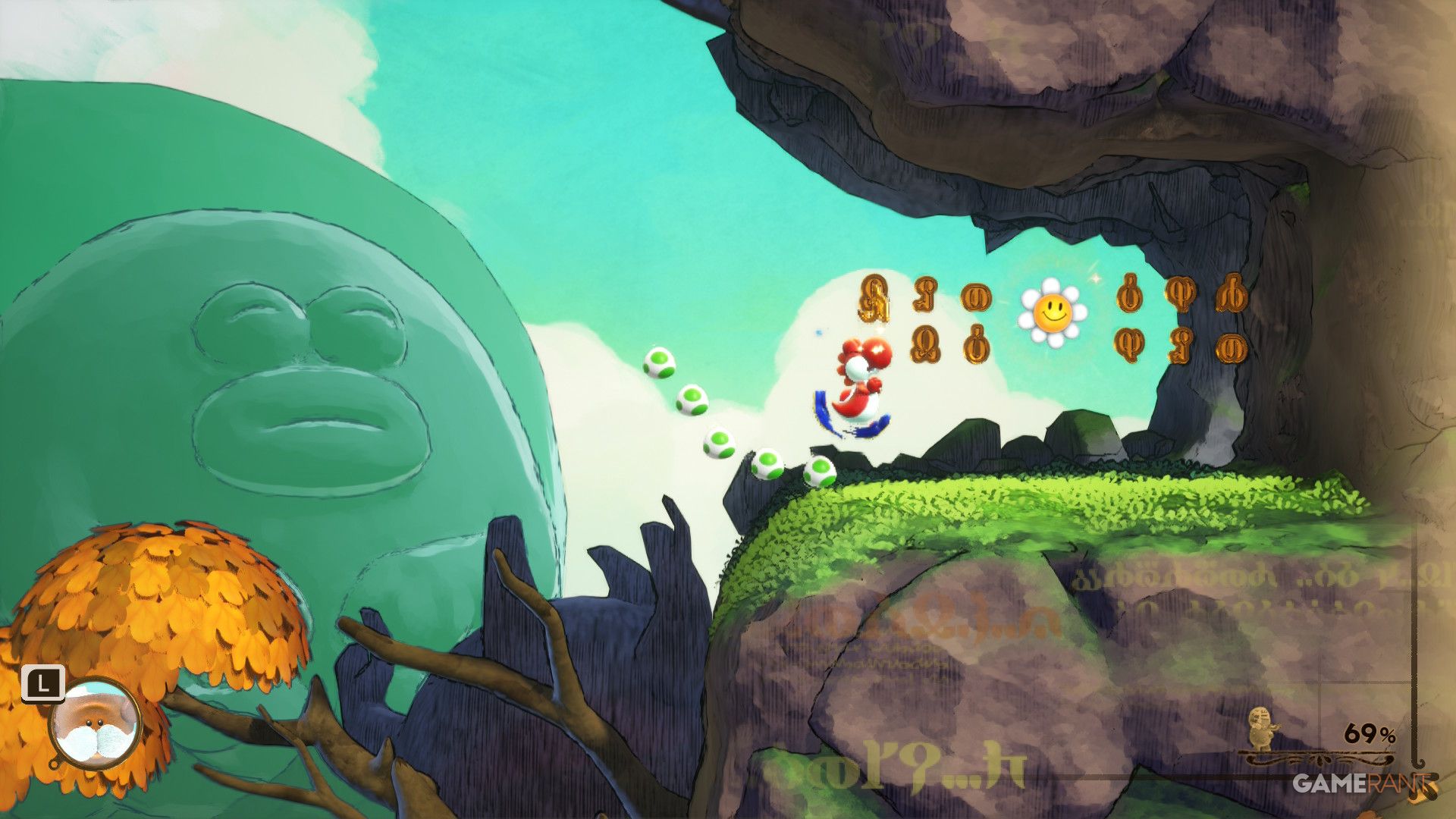 All Flower Locations in Chapter 2 of Yoshi and the Mysterious Book