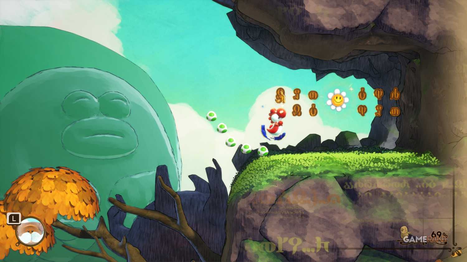 Thudd All Flower Locations in Chapter 2 of Yoshi and the Mysterious Book