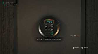 One Shot Light Security Code Safe Codes and Door Codes in 007 First Light