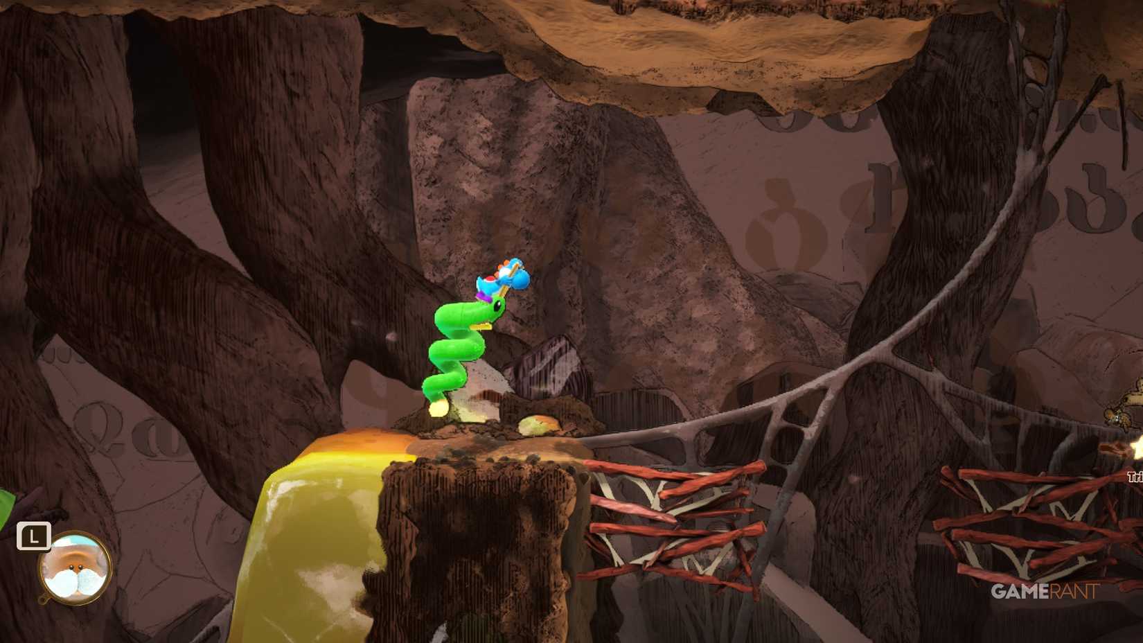 Yoshi and the mysterious book Mr. E challenge levels