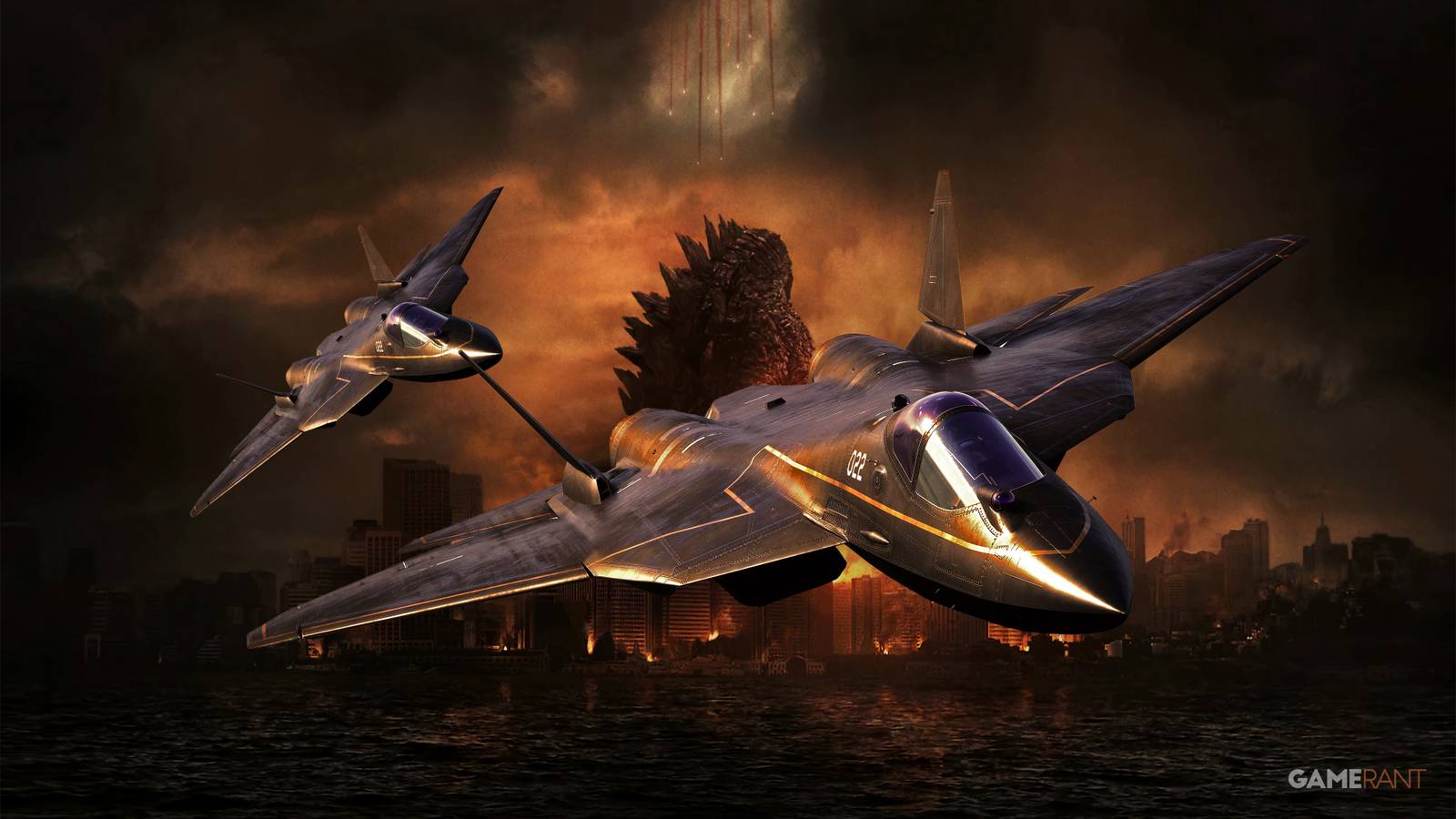 One of Ace Combat 8’s Hardest Missions Was Inspired By Godzilla
