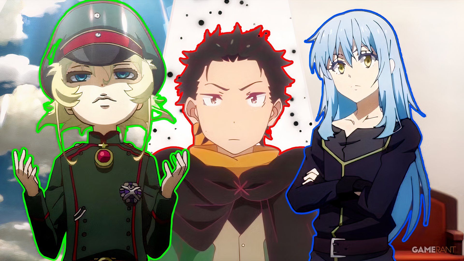 best isekai anime of all time rezero tanya and tensura