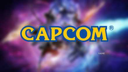 Devil May Cry 5 Key Art blurred with Capcom logo