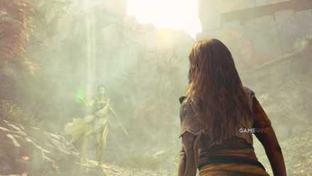 god of war laufey image with athena hard to see