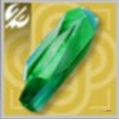 green dark matter crystals