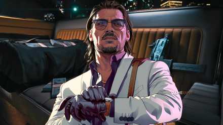 Illustration by raul bautista with background showing some of the ultimate edition bonuses of gta 6.