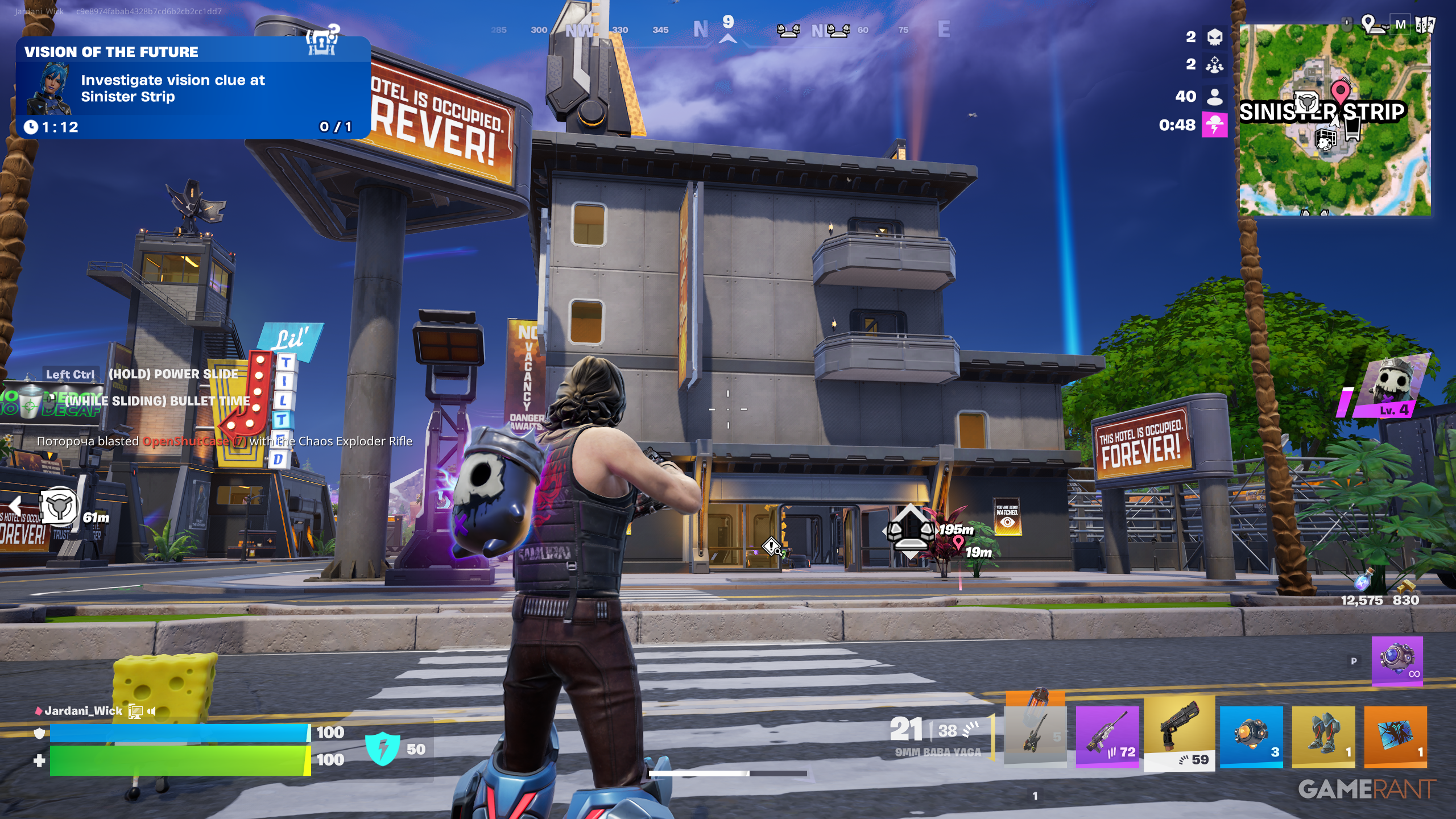 How to Unlock the Prison Cell at Sinister Strip in Fortnite