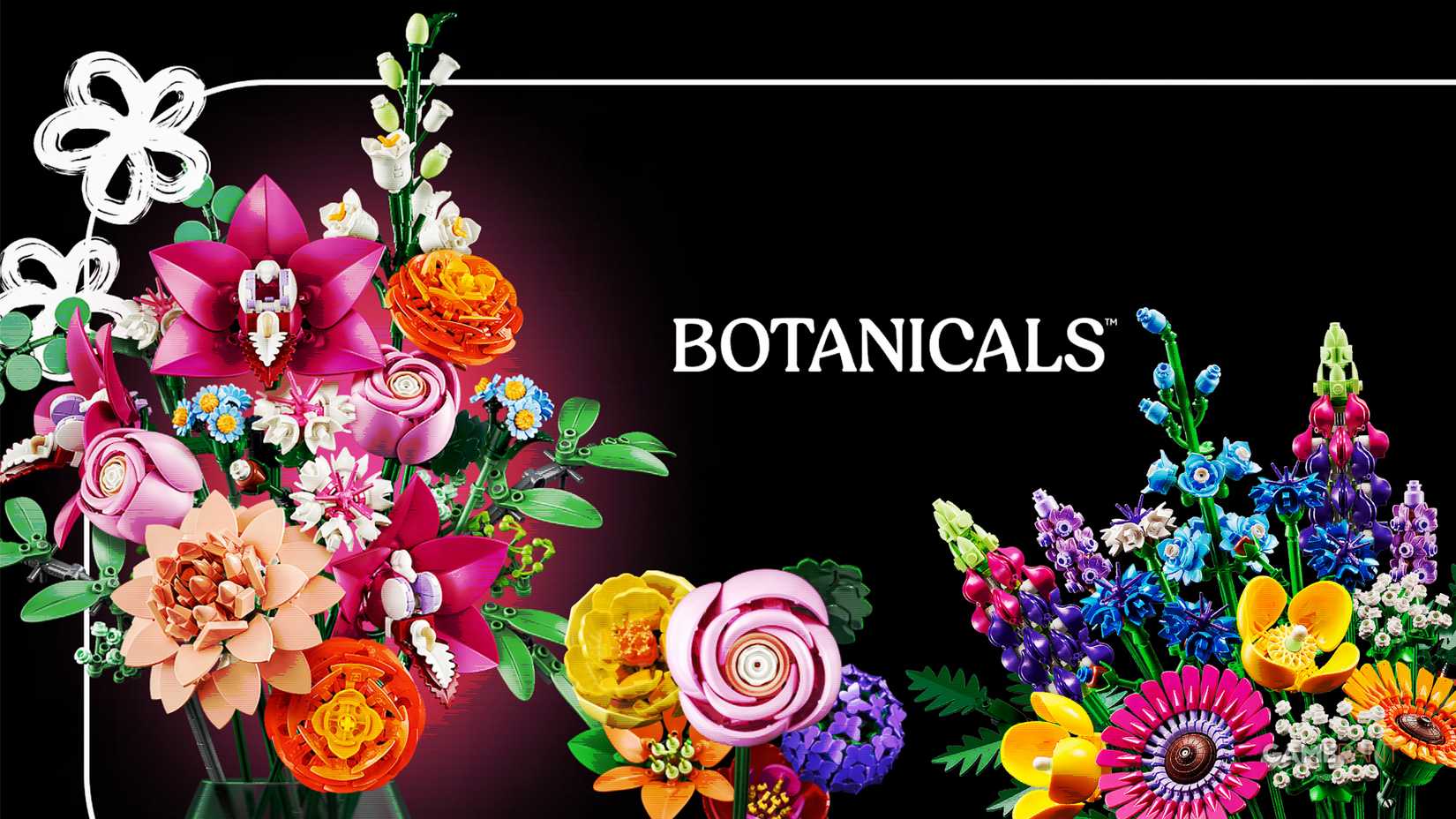 LEGO Botanicals composite collage