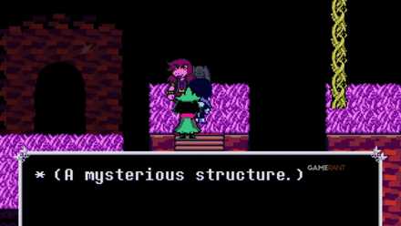 The mysterious structure Deltarune painted image