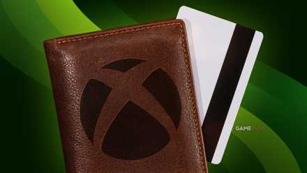 xbox logo wallet with credit card back