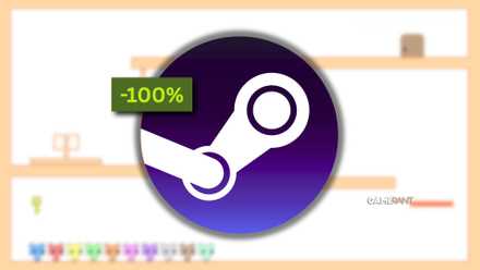 steam logo with a blurred background showing pico park: classic edition.