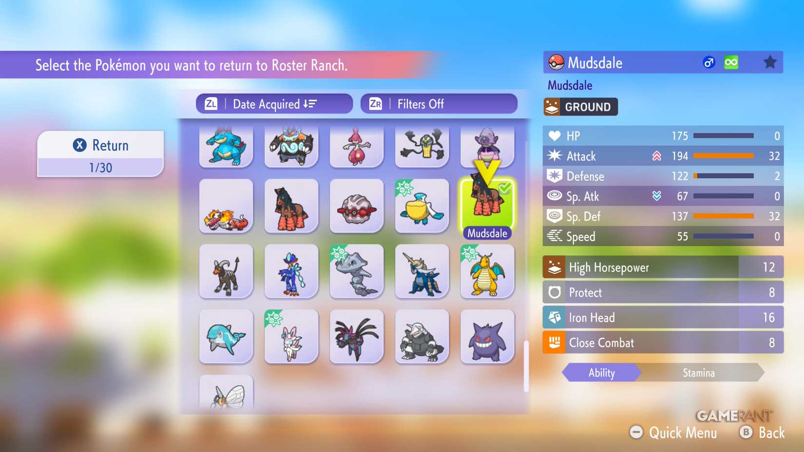 How to Return Rental Pokemon in Pokemon Home.