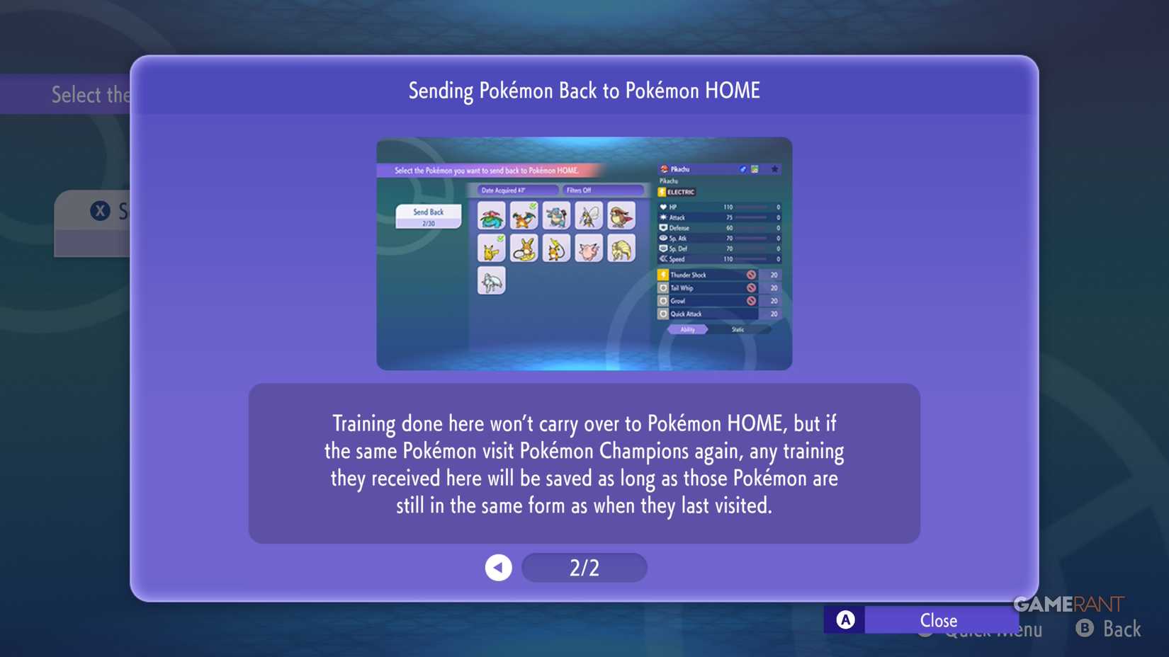 How to Return Rental Pokemon in Pokemon Home.