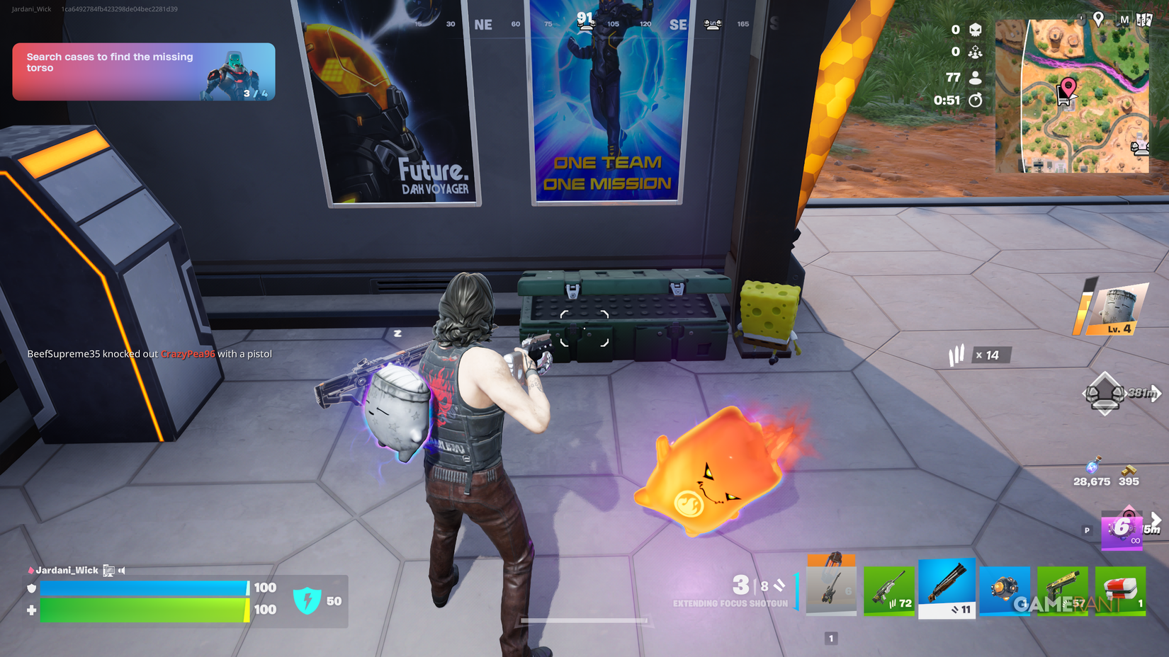 Stealth Guardian Missing Arms Locations in Fortnite (3)