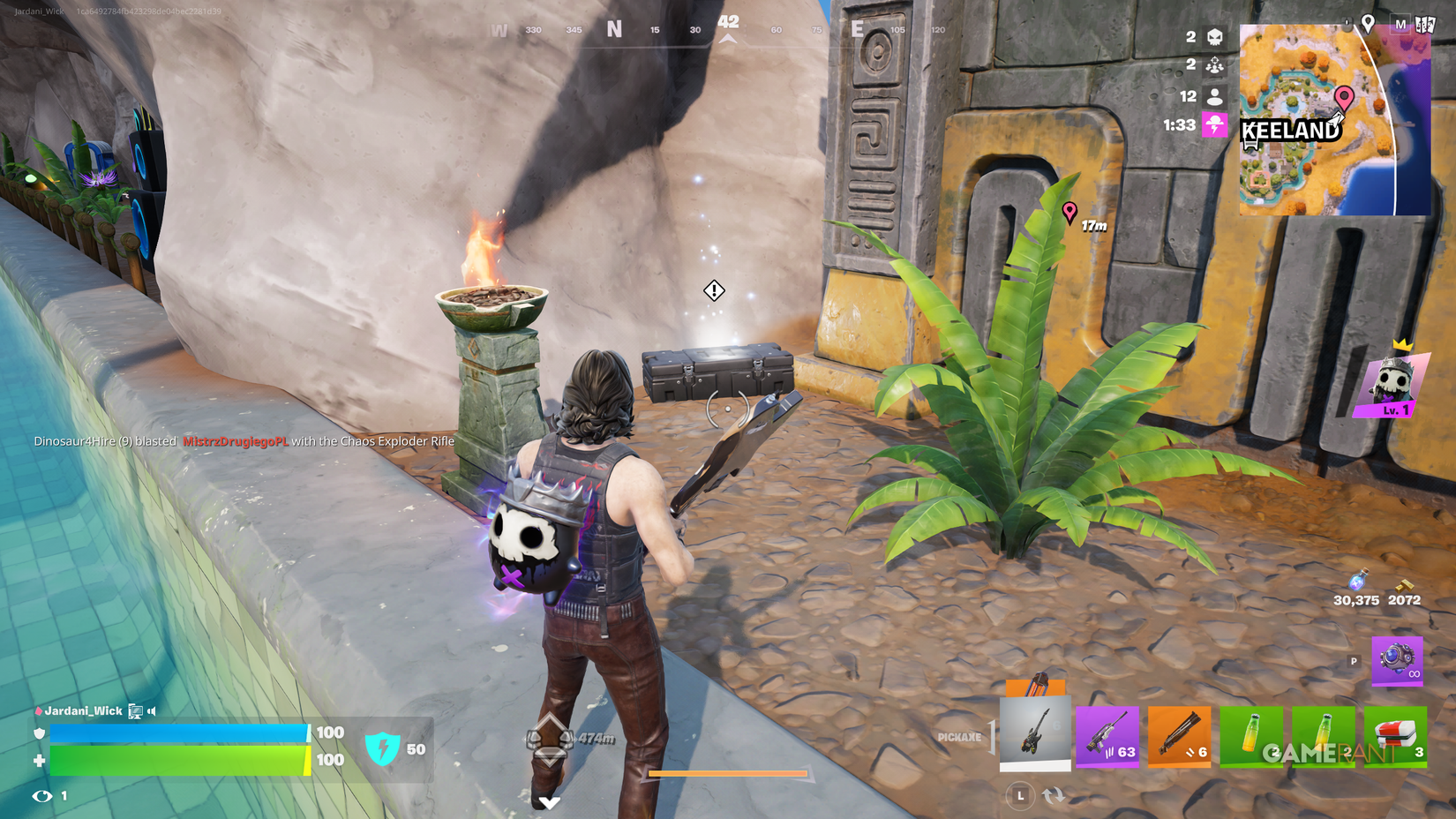 Stealth Guardian Missing Arms Locations in Fortnite (7)