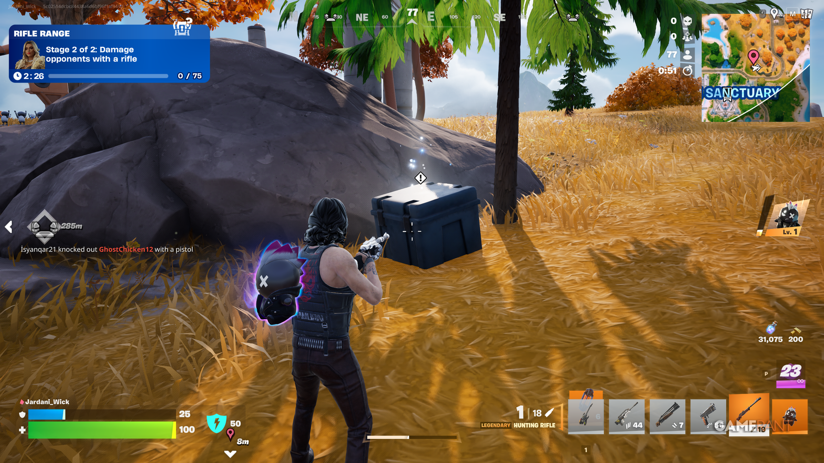 Stealth Guardian Missing Torso Locations in Fortnite (4)