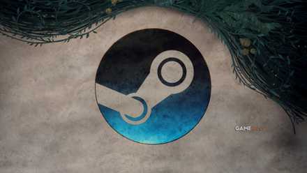 steam logo over snakes glance key art