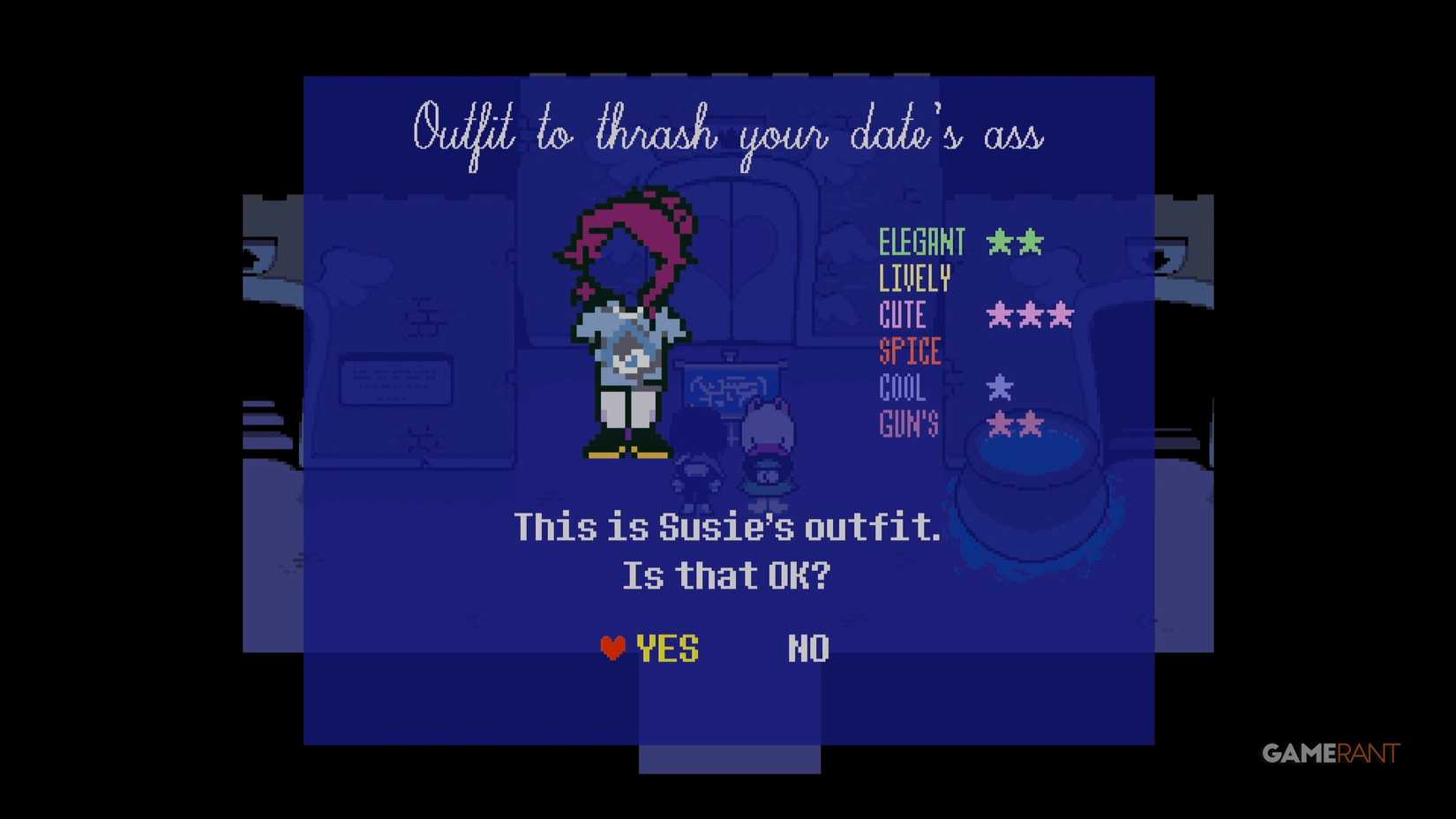 Which Outfit Should You Design For Susie in Deltarune Chapter 5?