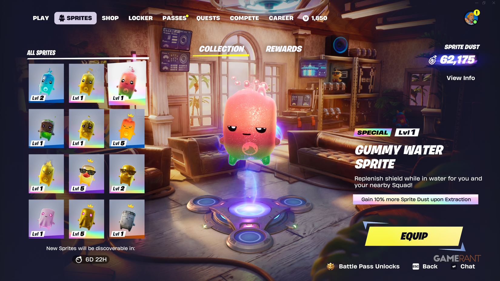 What do Gummy Sprites do in Fortnite