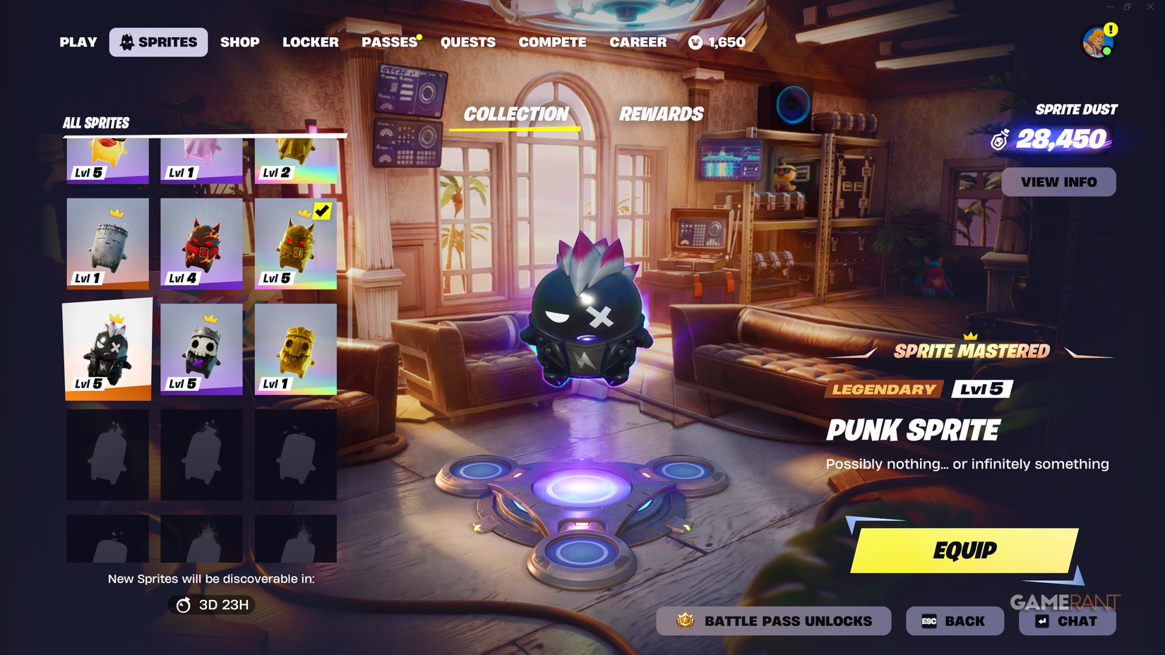 What Does the Punk Sprite Do in Fortnite