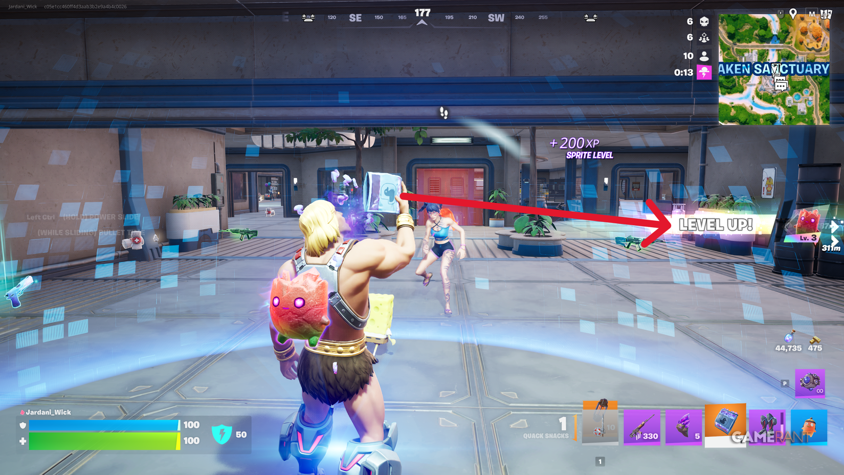 How to Get Quack Snacks to Level Up Sprites Fast in Fortnite